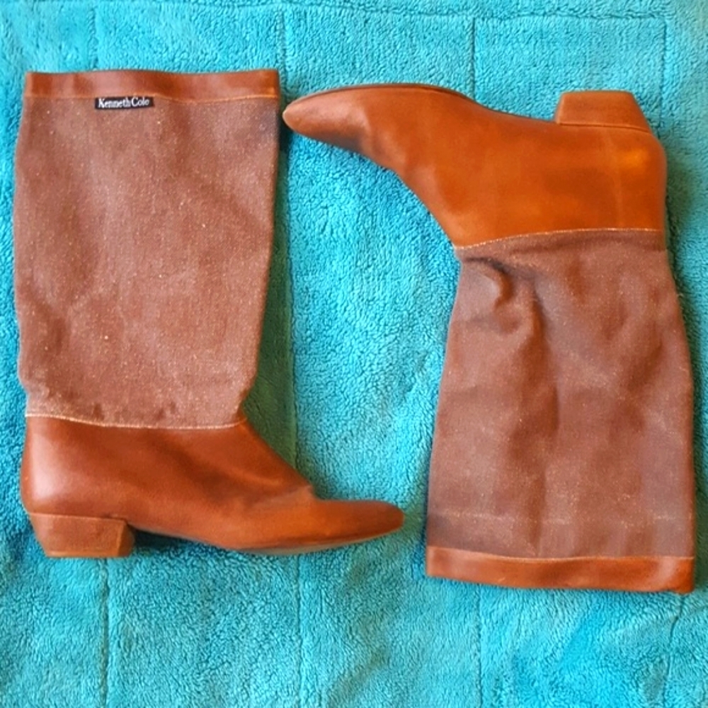 Kenneth Cole Vintage tan leather  Boots